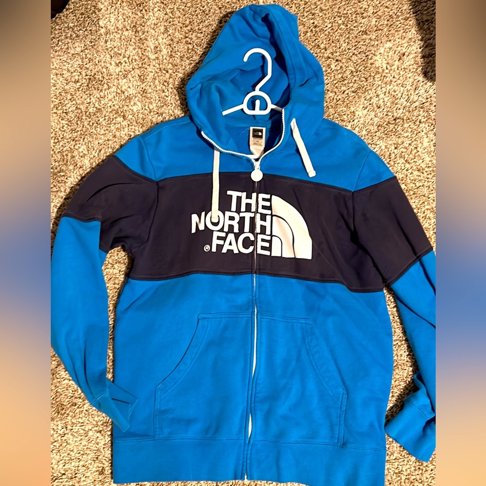 The North Face full zip hooded sweatshirt